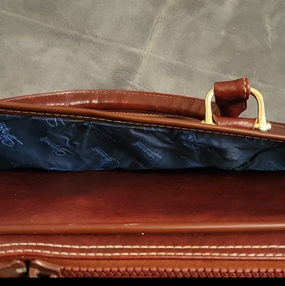Impossible to find Vintage Genuine Leather 1960s Schiaparelli weekenders bag - Picture 7 of 12
